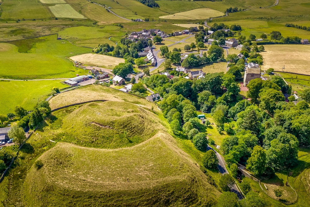 A birdseye view of the village of Elsdurn