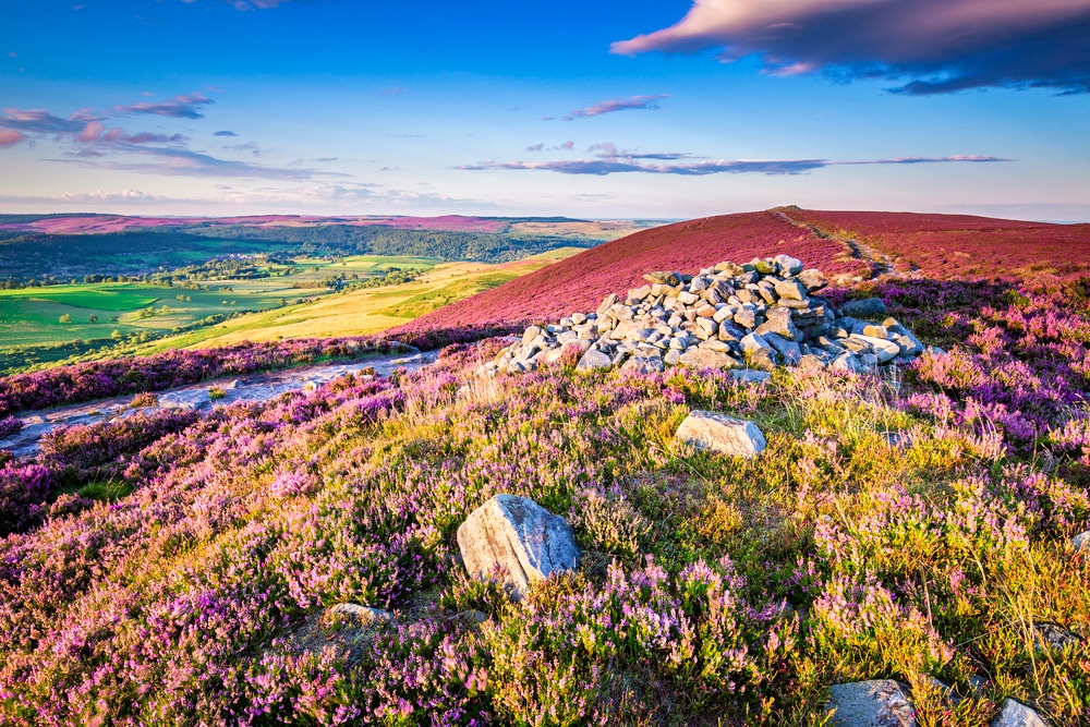 Simonside Hills en el Parque Nacional de Northumberland