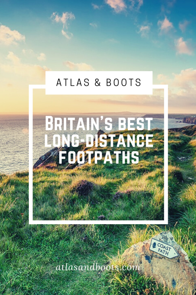 Britain's best long-distance footpaths Pinterest pin