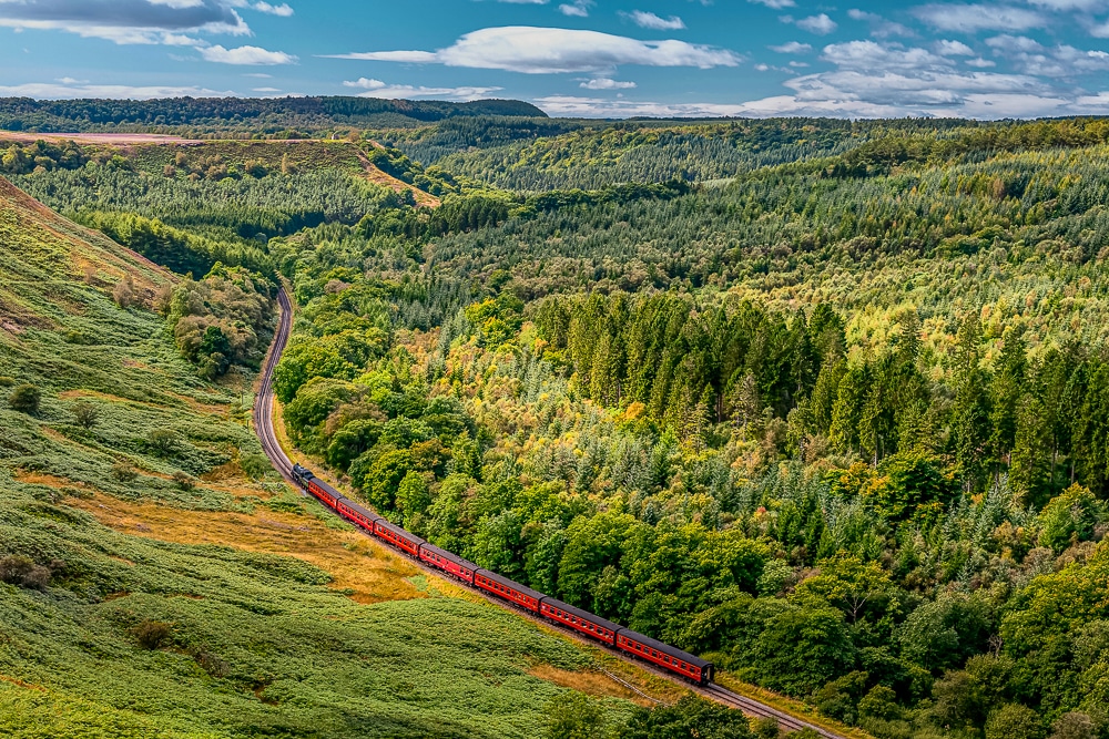 Goathland es una de las mejores caminatas en el Parque Nacional de los Moros de North York