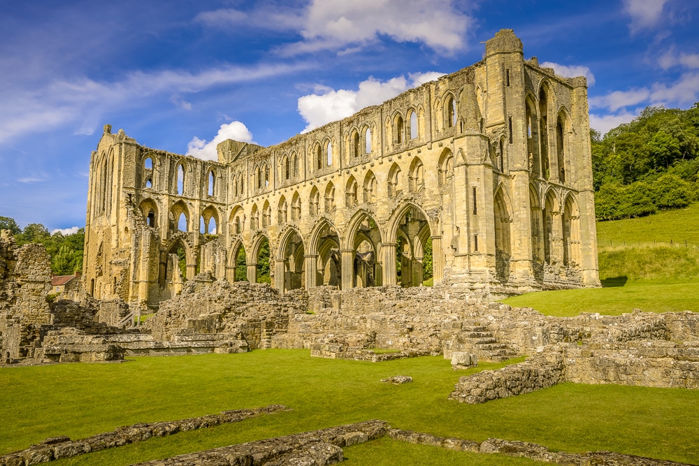 Las ruinas de la Abadía de Rievaulx