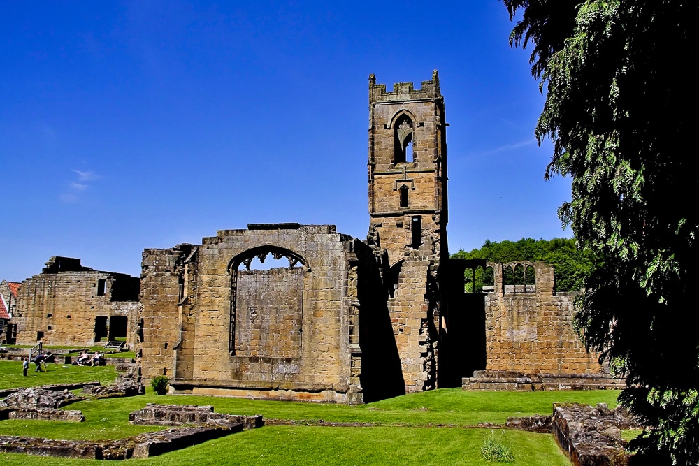 Las ruinas del Priorato del Monte Grace cerca de Osmotherley