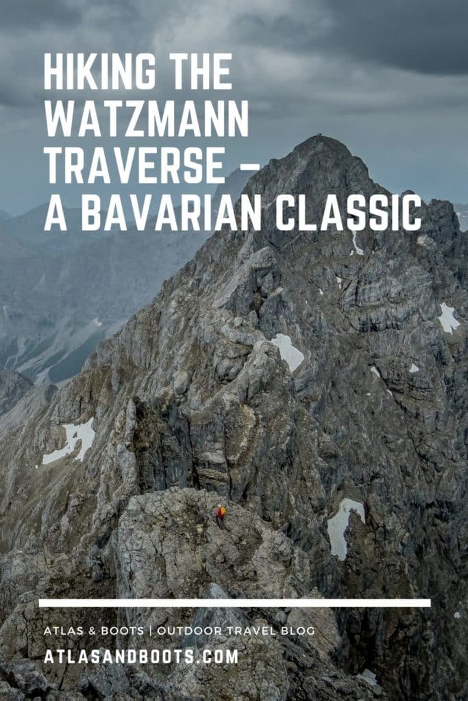 Hiking the Watzmann Traverse Pinterest Pin