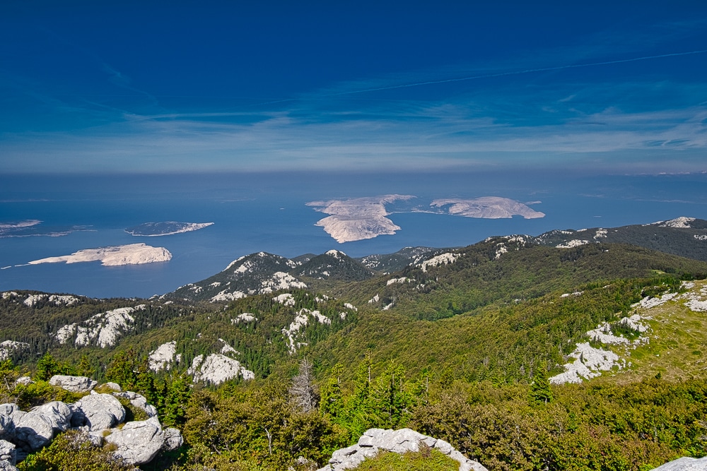 El mar Adriático durante el Highlander Velebit