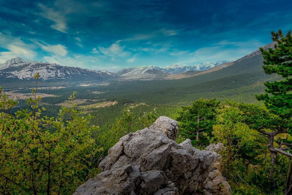 El ascenso final de la caminata del Highlander Velebit