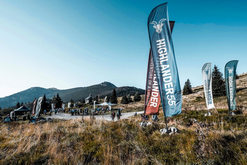 Línea de salida de Highlander Velebit Croacia 