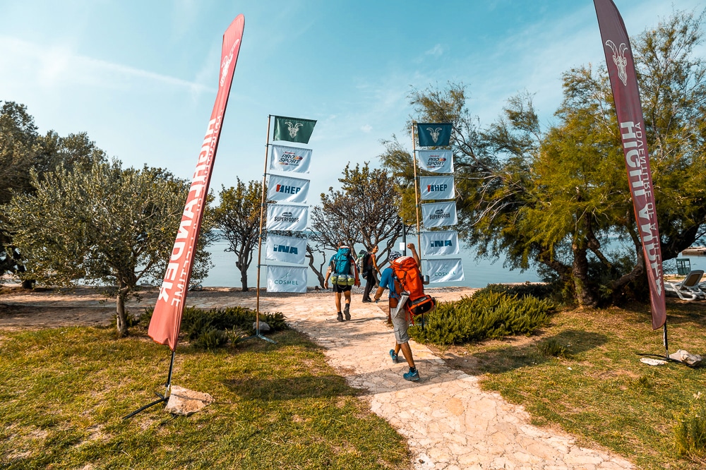 Acercándose a la línea de meta de Highlander Velebit