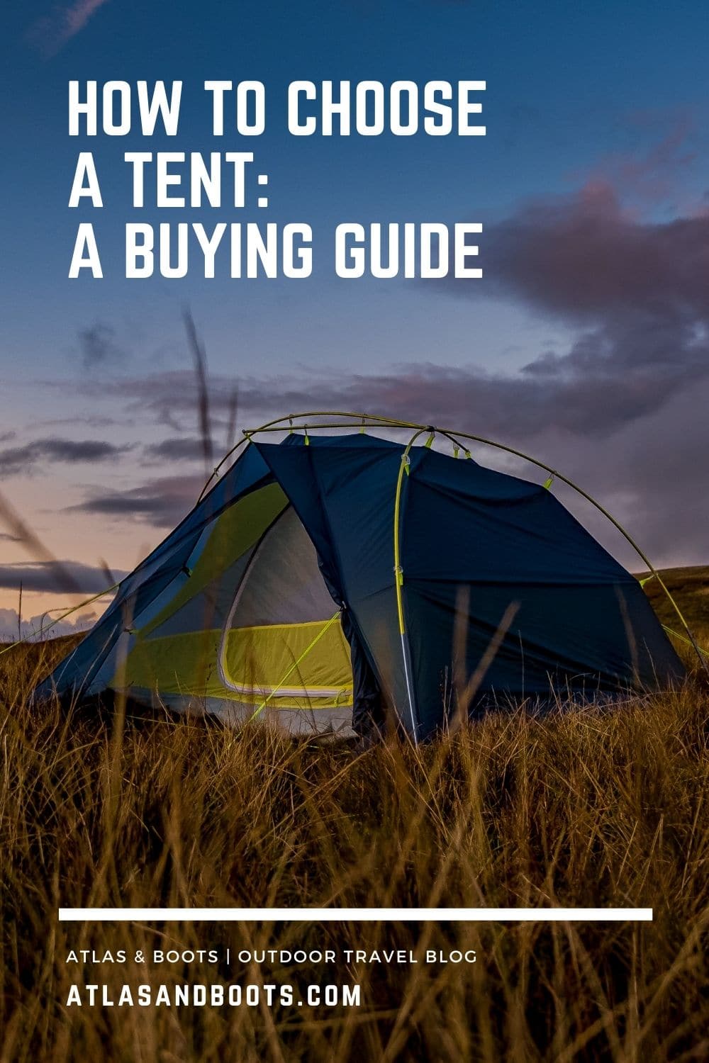 How to choose a tent pinterest post