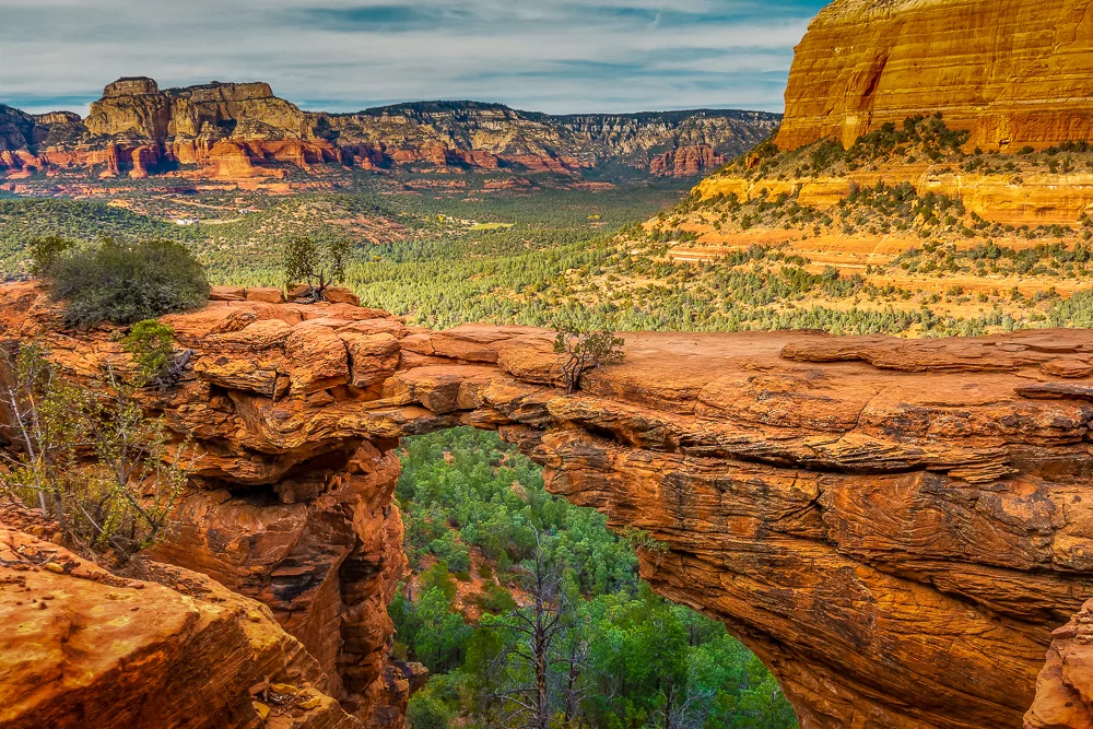 Devils Bridge in Arizona one of the best hiking trails in every US state