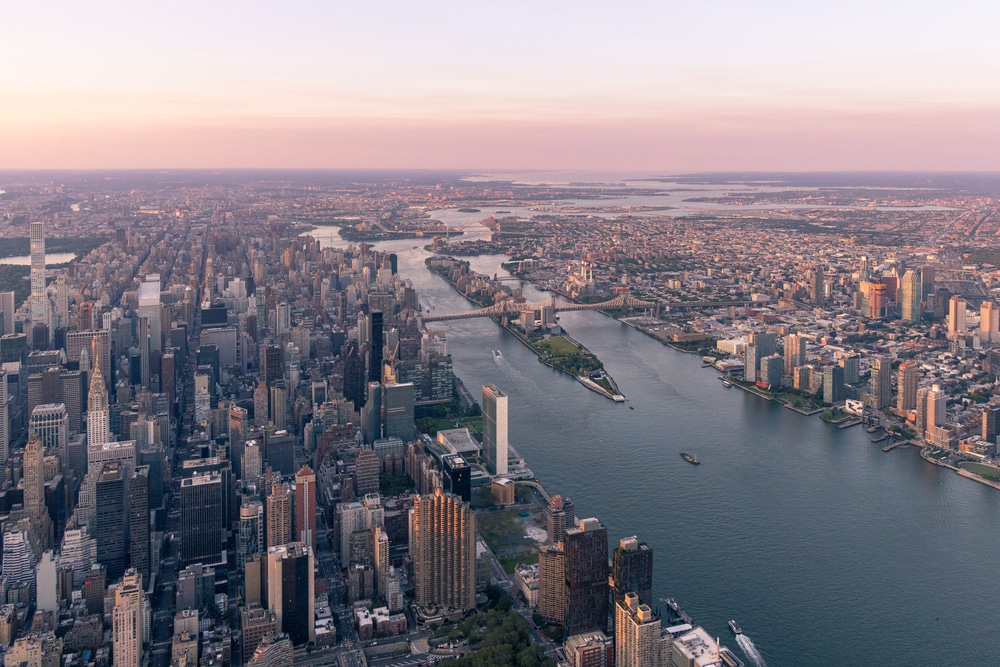 New York and the Hudson River