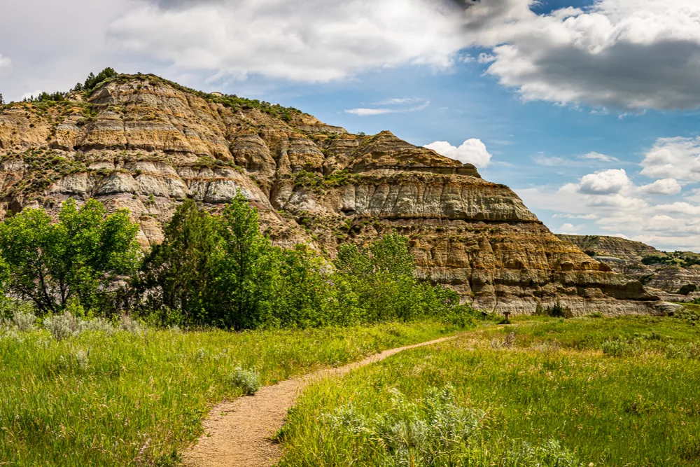 El Parque Nacional Theodore Roosevelt en Dakota del Norte