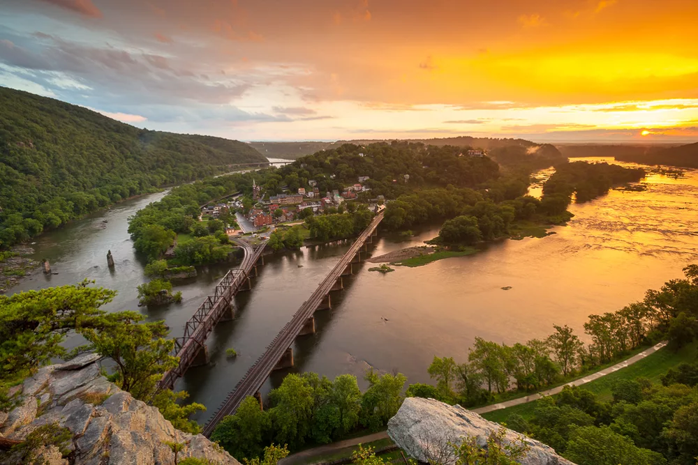 El Ferry Harpers de Maryland Heights en Virginia Occidental es uno de los mejores senderos de cada estado de EE.UU.