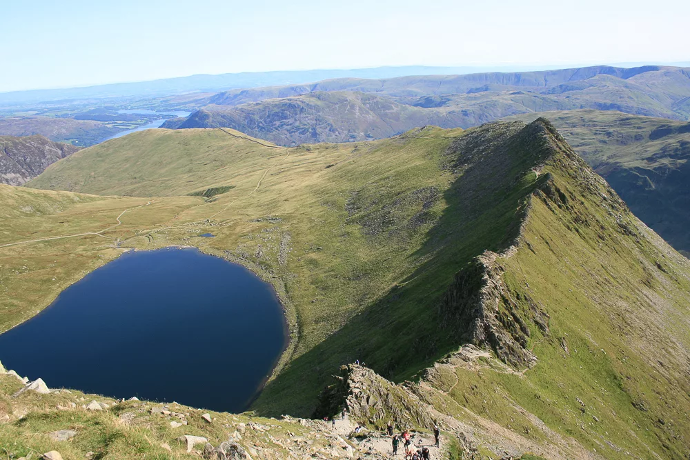 Striding Edge es una de las rutas de senderismo más populares de Inglaterra