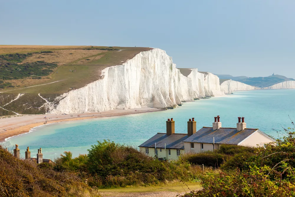 siete hermanas es uno de los 100 caminos de senderismo más populares de Inglaterra