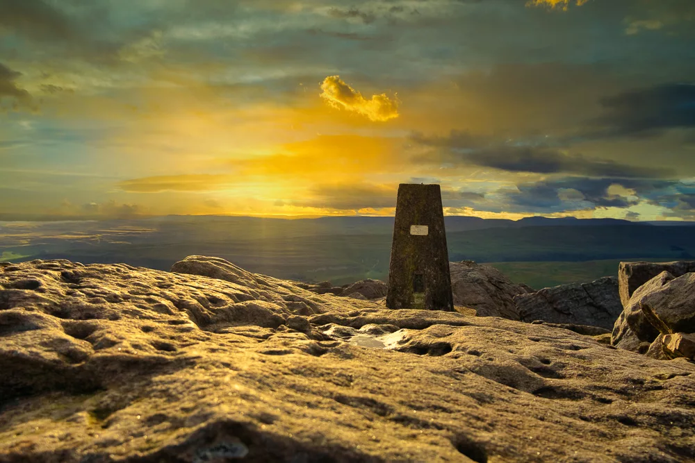 On the summit of Great Whenside