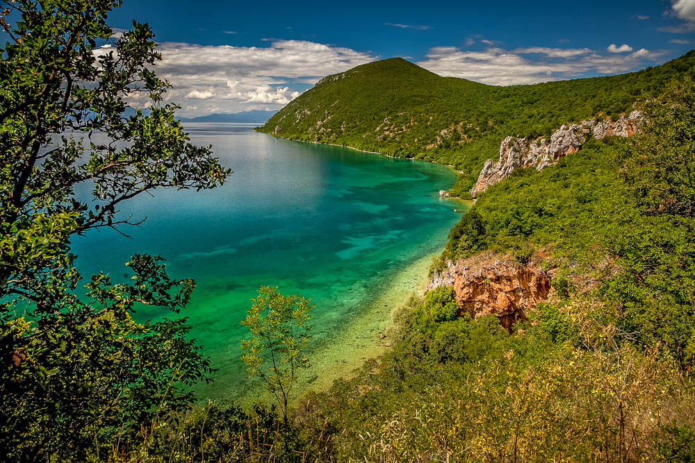 Lake Ohrid in North Macedonia