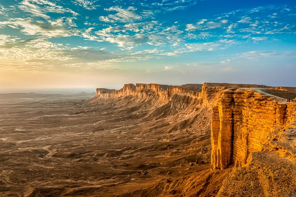 The 'Edge of the World' cliffs near Riyadh
