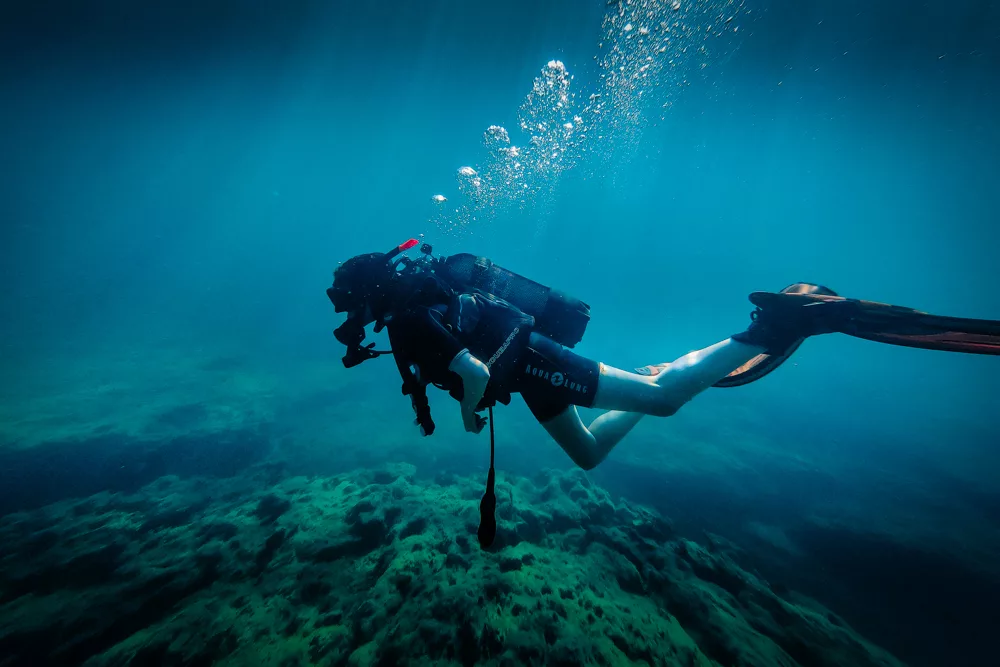 Kia diving in Cyprus