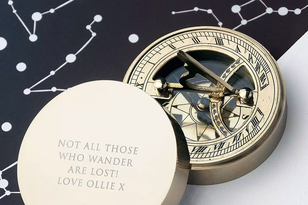 Best Christmas gifts for travellers 2021: a sun dial