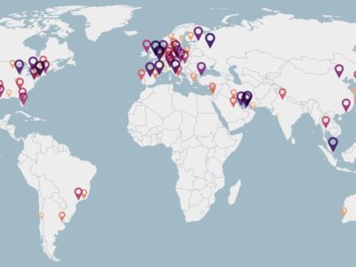 map of the world's best 100 cities updated for 2021