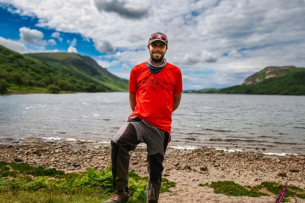 Peter in the Lake District during the Coast to Coast