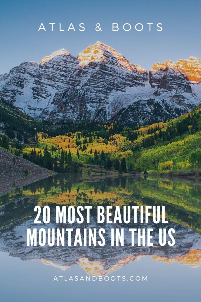 most beautiful mountains in the US Pinterest pin