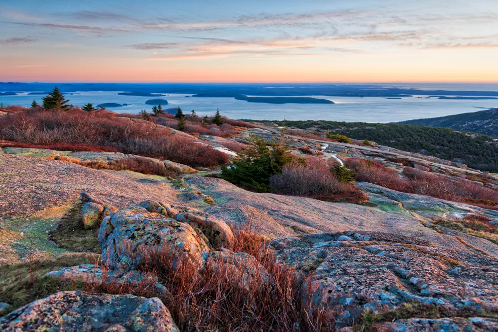 Sunrise on Cadillac Mountain