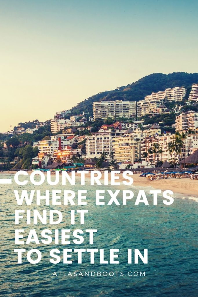 countries where expats find it easiest to settle in Pinterest pin