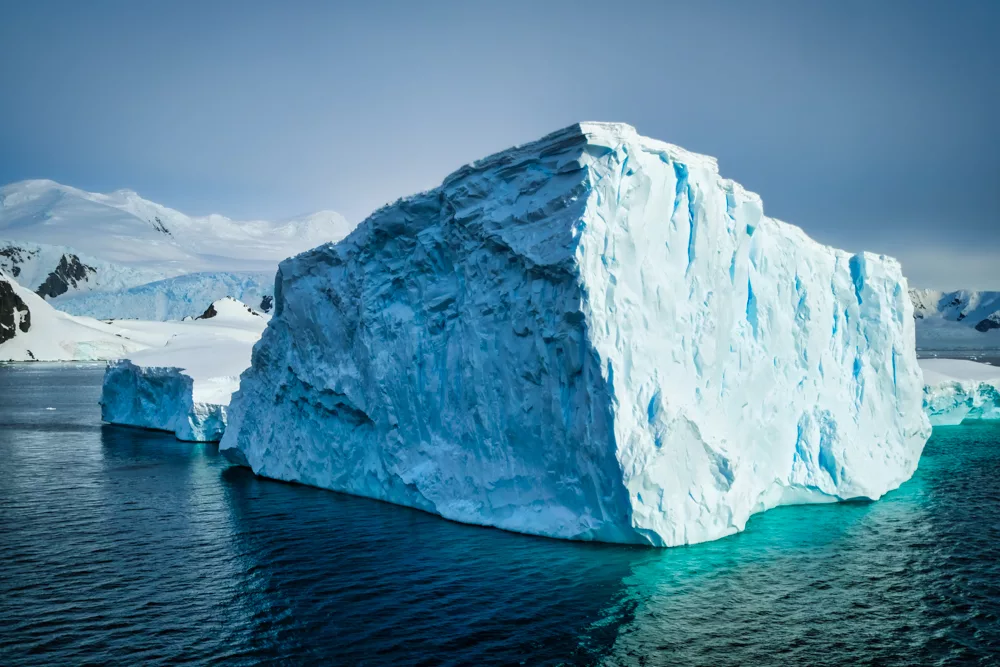 giant icebergs such as this are one of the reasons to visit Antarctica