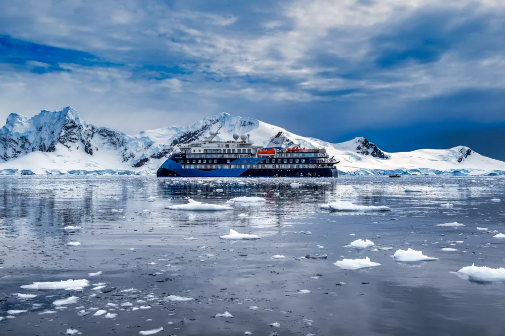 The Ocean Victory is currently the greenest ship that sails to Antarctica