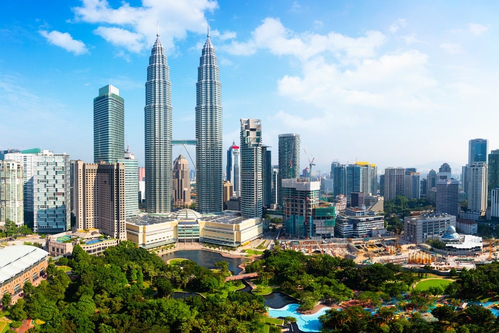 Kuala Lumpar in Malaysia, where expats find it easy to settle in
