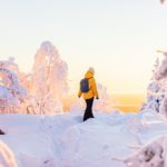 A hiker in Finland – the world's happiest country