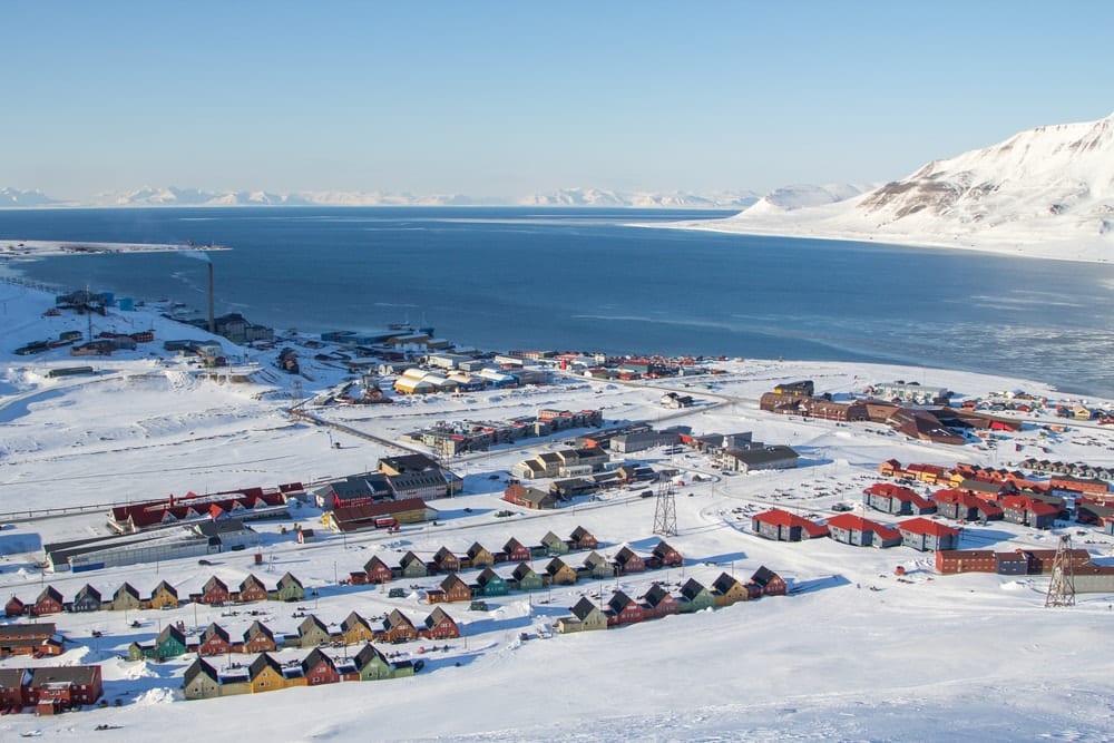 The remote town of Longyearbyen