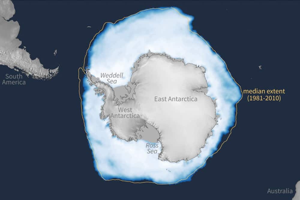 interesting facts about antarctica: the continent essentially doubles in size in the winter