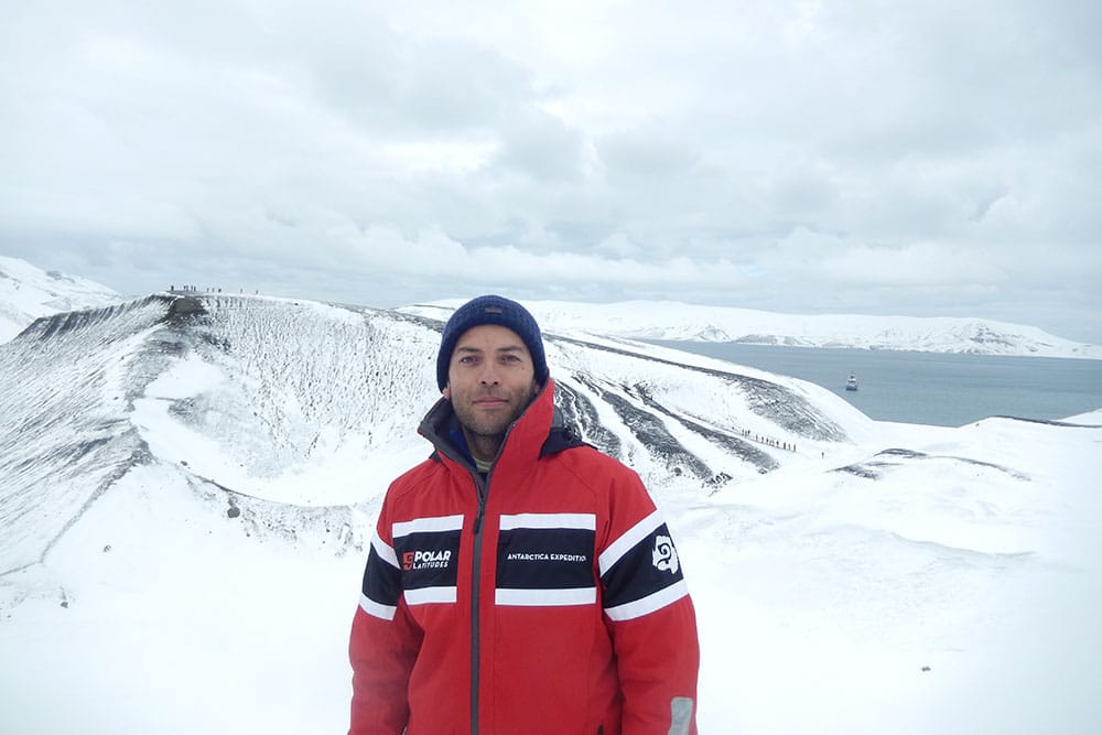 Shafik Meghji in Antarctica