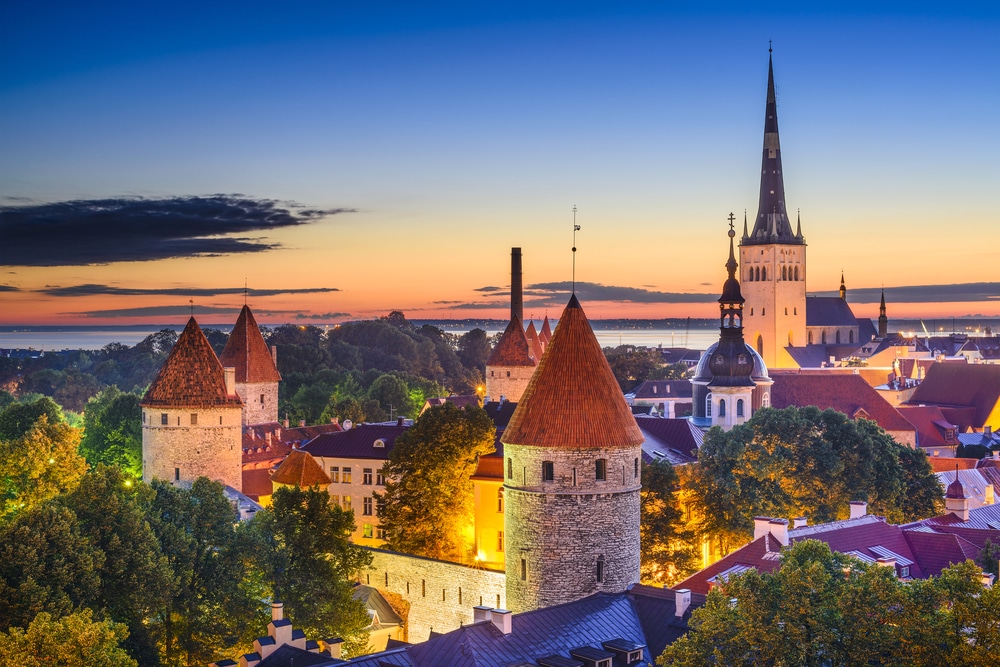 Tallinn in Estonia – one of the countries offering remote work visas