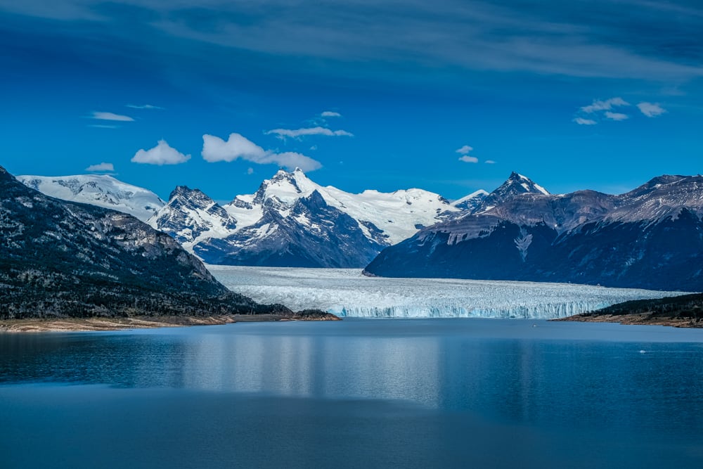 Perito Moreno Glacier seen from a distance