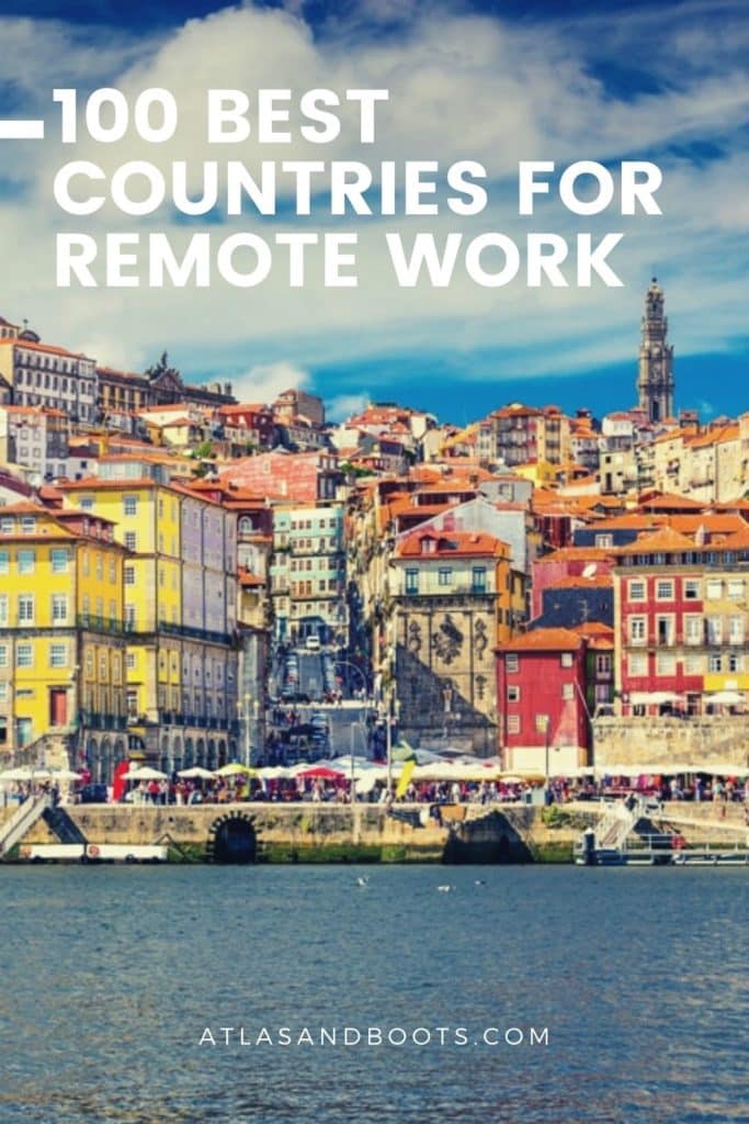 best countries for remote work pinterest pin