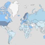 map of the poorest countries in the world