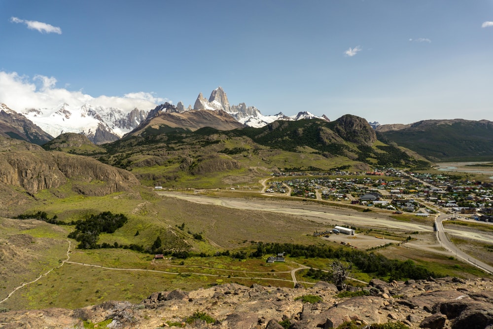 The view from Los Cóndores, a short hiking trail near El Chaltén