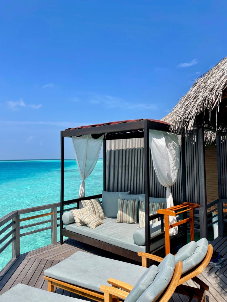 The water Villa at Baros Maldives