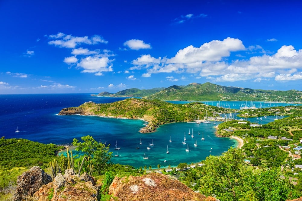 Shirley Heights in Antigua & Barbuda – one of the countries offering remote work visas