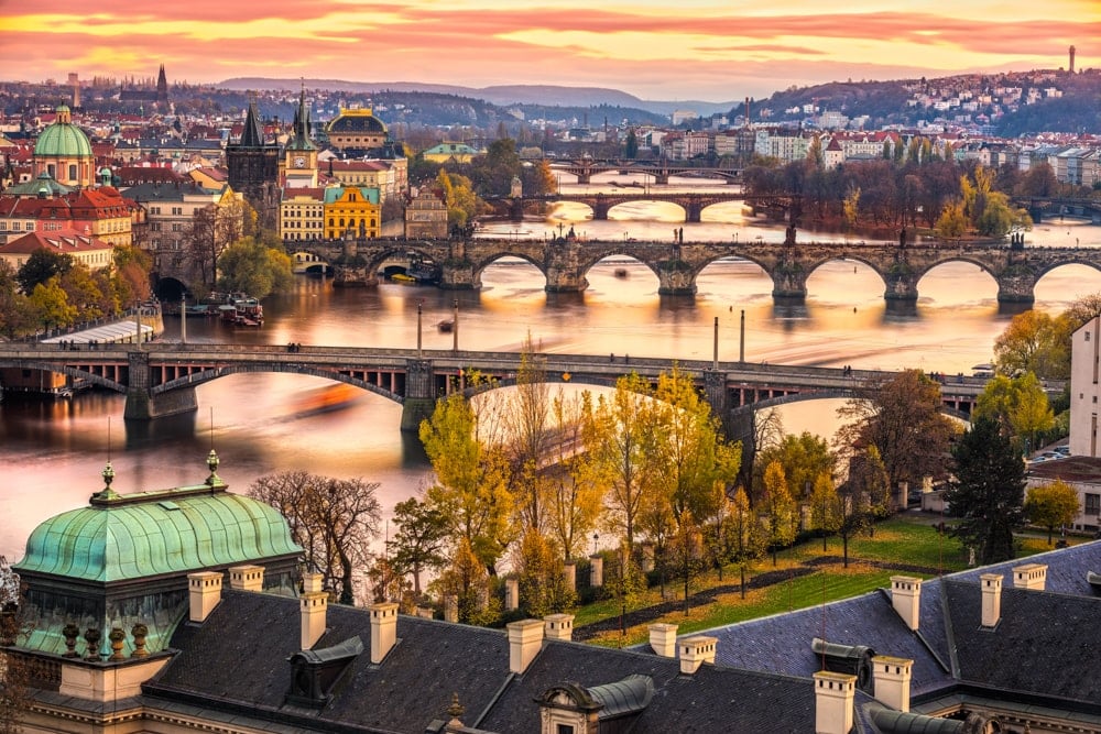 Prague in Czech Republic – one of the countries offering remote work visas