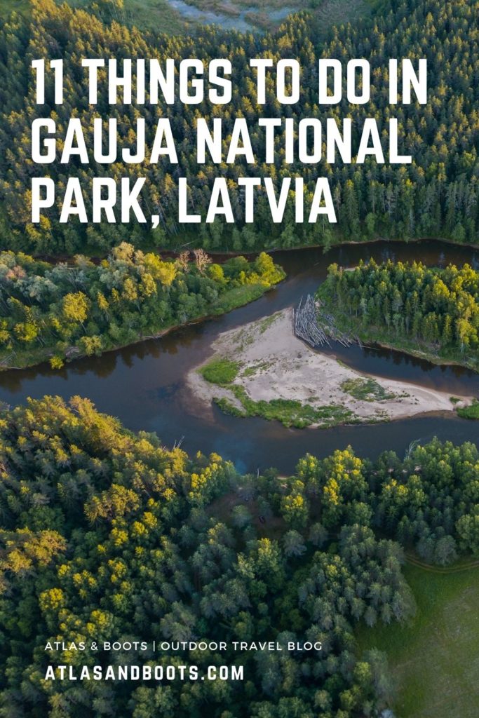 Gauja National Park pinterest pin