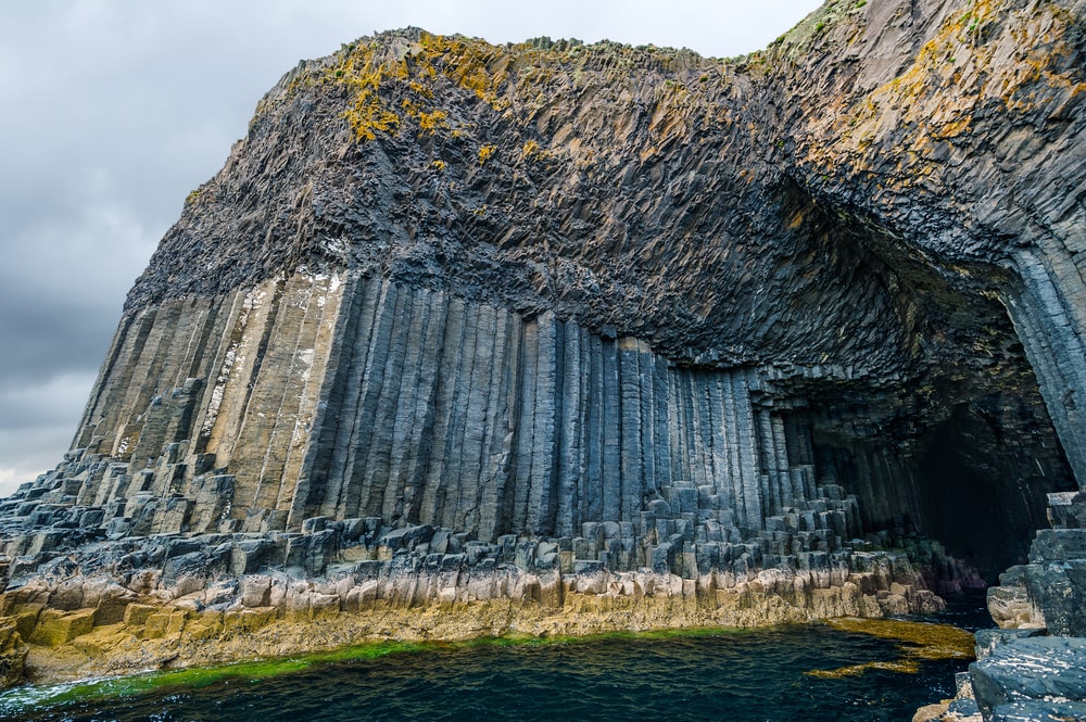 Fingal’s Cave is on the uninhabited island of Staffa