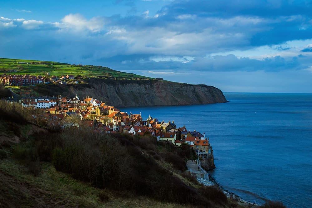 best sea views in england: cottages seems to spill right into the sea