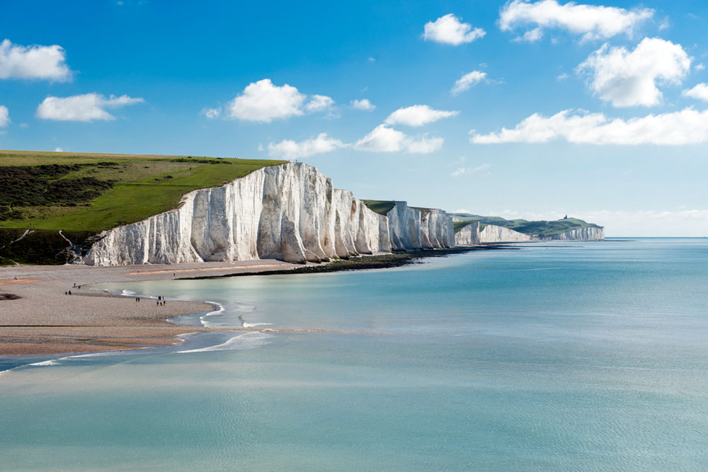 The Seven Sisters are one of the best sea views in England