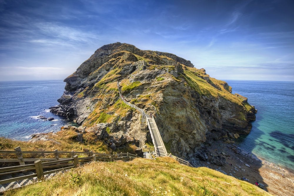 Tintagel offers one of the best sea views in England