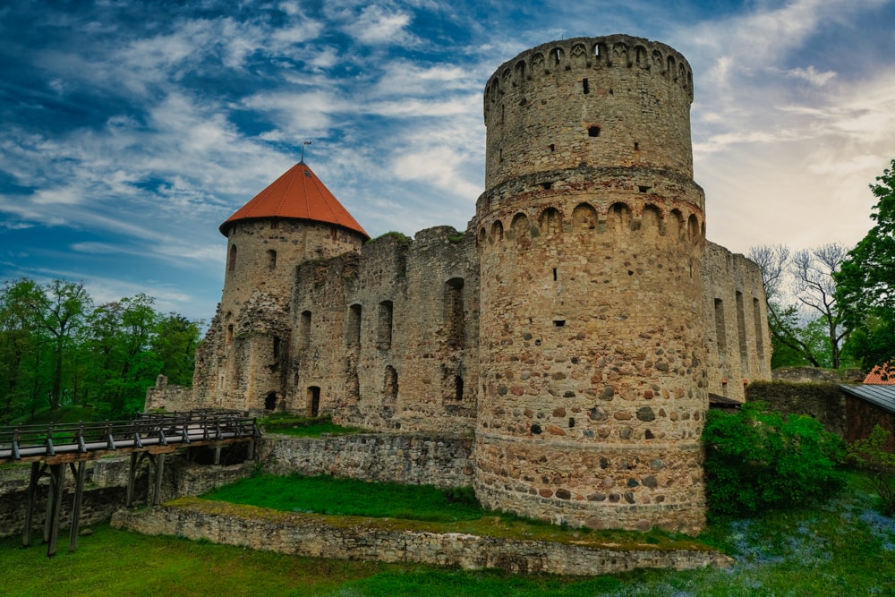 In the grounds of Cēsis Castle