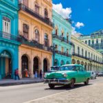 A car in Cuba, which requires visitors to have travel insurance